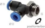 LE-Steckverschraubungen, zylindrisches Gewinde, IQS, Standard