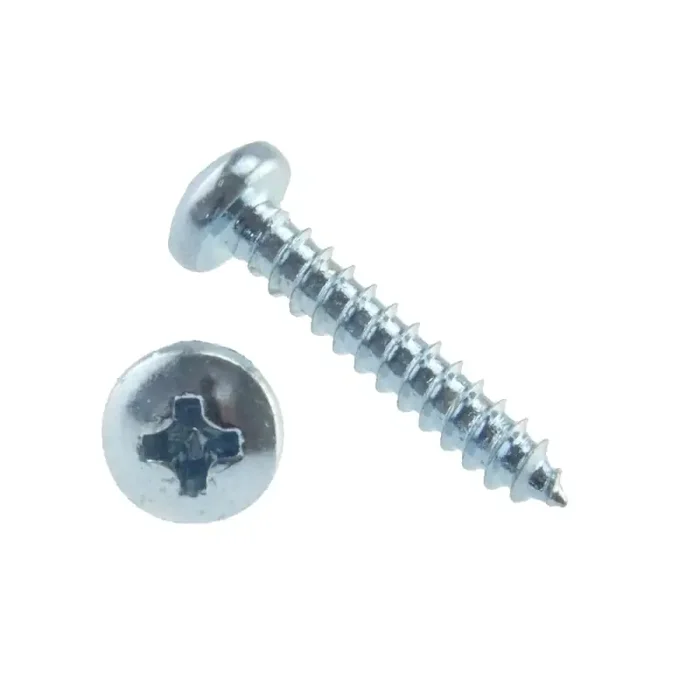 Linsen-Blechschraube DIN 7981 Stahl galv. verzinkt Form C-H 5,5 x 38 – 100 Stück