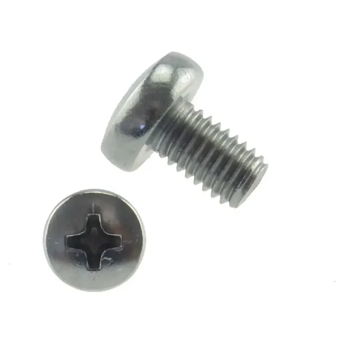 Linsenschrauben mit PH-Kreuzschlitz ISO 7045 Edelstahl A2 blank M 2 x 10 – 1000 Stück