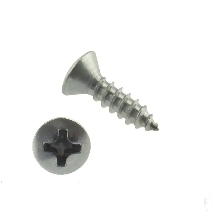 Linsensenk-Blechschrauben DIN 7983 Edelstahl A2 PH-Kreuzschlitz H und Spitze C