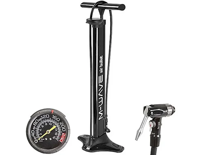 M-WAVE Handkompressor „Air Bullet“ Bis 18 bar / 26 schwarz