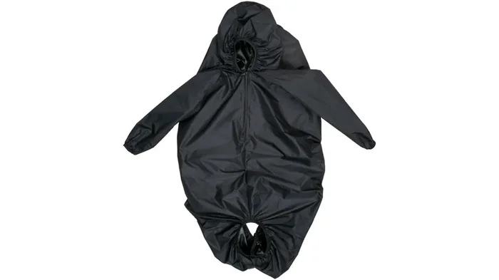 M-WAVE Regenponcho „Kid `n Seat“ Für Kinder, schüt schwarz mit Re