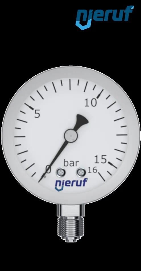 Manometer G 1/4″ radial 63 mm Edelstahl MM06 0 – 25,0 bar