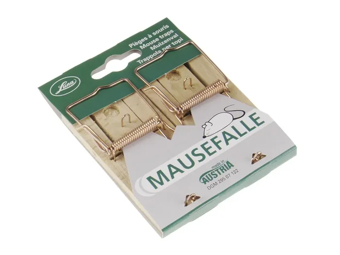 Mausefalle 2 Stück auf Karte