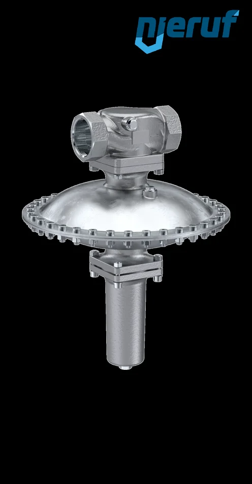 mbar-Druckminderer DN50 FKM Innengewinde NPT 30 – 500 mbar