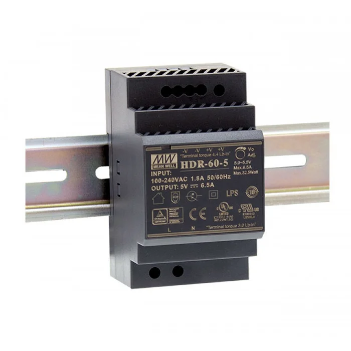 MEANWELL DIN-Schiene-Schaltnetzteil HDR-60-24 24VDC/2,5A