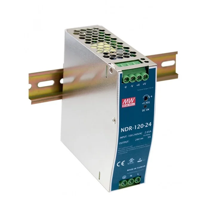 MEANWELL DIN-Schiene-Schaltnetzteil NDR-120-24 24VDC/5A