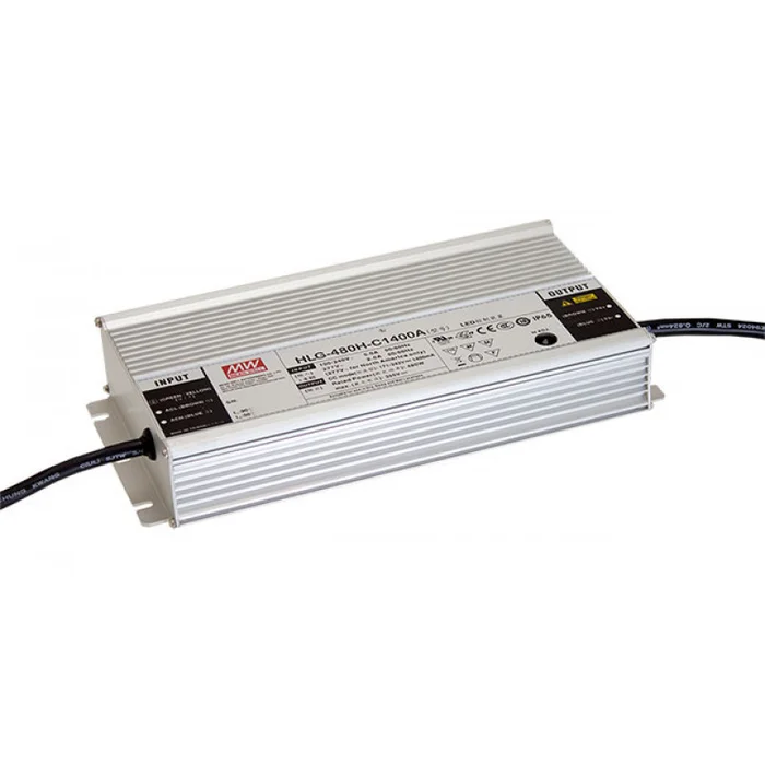 MEANWELL LED-Schaltnetzteil HLG-480H-C1400A