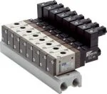 Mehrfachanschlussplatten für Magnetventile Baureihe SF2000 YPC, alle Größen