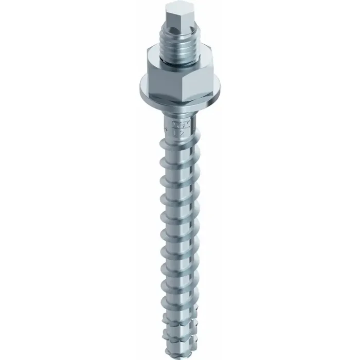 MULTI-MONTI-plus V Betonschraube Stahl verzinkt Anschlussgewinde M12 SW8 – 12 x 120 mm – 25 Stück