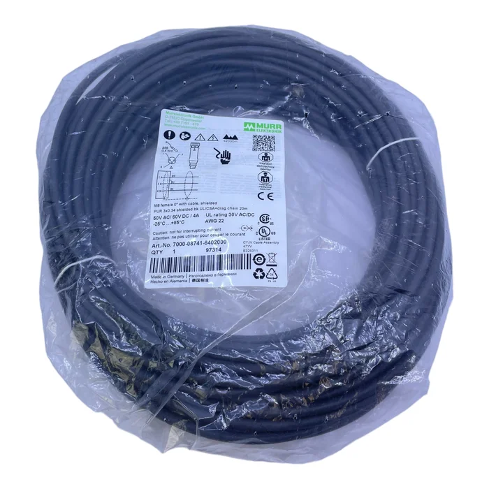 Murr Elektronik 7000-08741-6402000 Steckverbinder 50V AC 60V DC 4A 3-polig