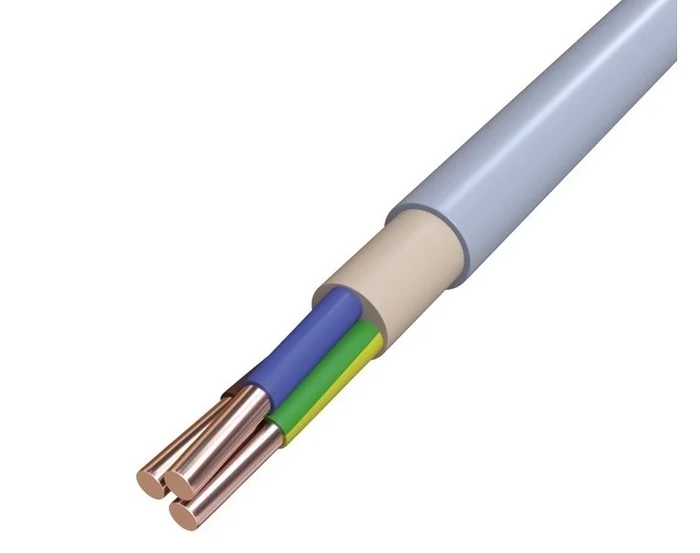 NYM-J 5×1,5 mm² 20m Installationsleitung GR/20m Mantelleitung Eca
