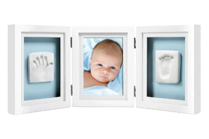 PEARHEAD Baby Deluxe Tischbilderrahmen mit Abdruck