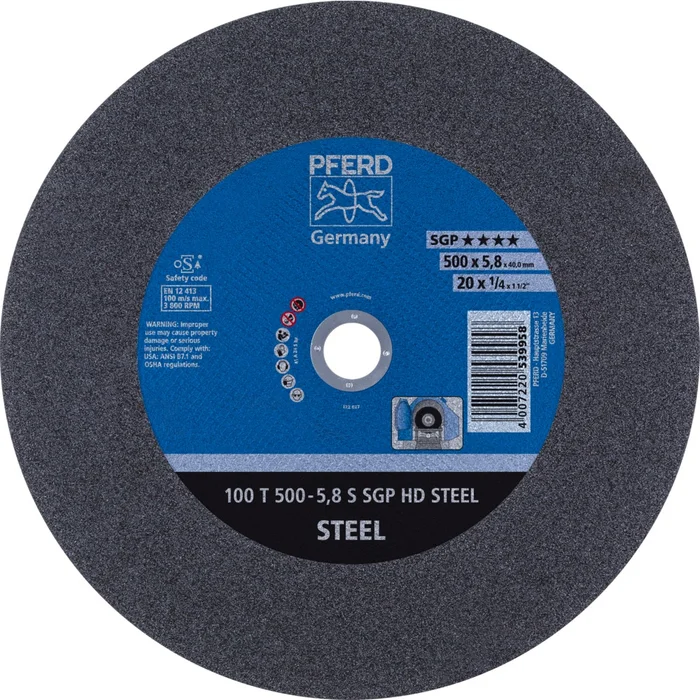 PFERD HEAVY DUTY SGP bis Ø 2000 mm 100 T 500-5,8 S SGP HD STEEL/40,0