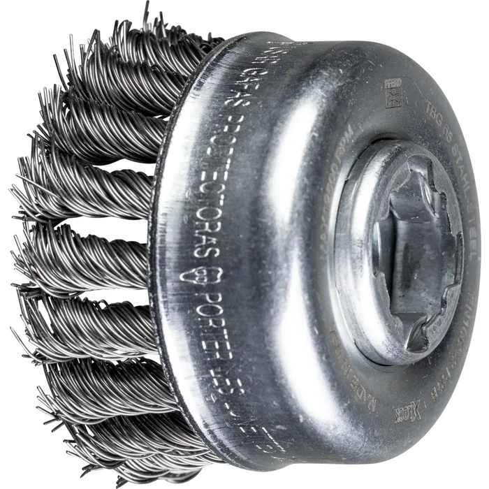 PFERD Topfbürsten mit Gewinde POS TBG 65/X-LOCK INOX 0,50