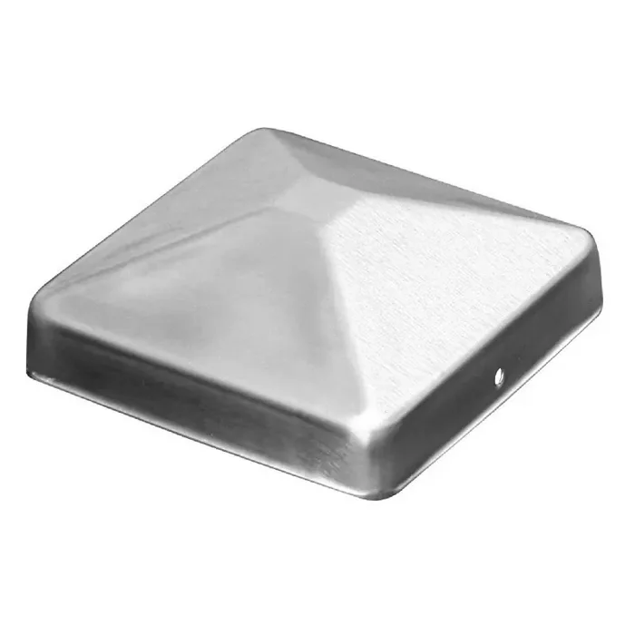 Pfostenkappe Zaunkappe Pyramidenform flach feuerverzinkt 71 x 71 mm