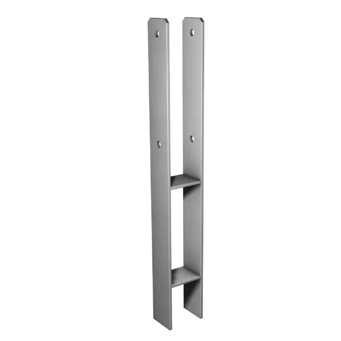 Pfostenträger H-Form Betonanker schwer Länge 800 mm Gabelweite 161 mm feuerverzinkt