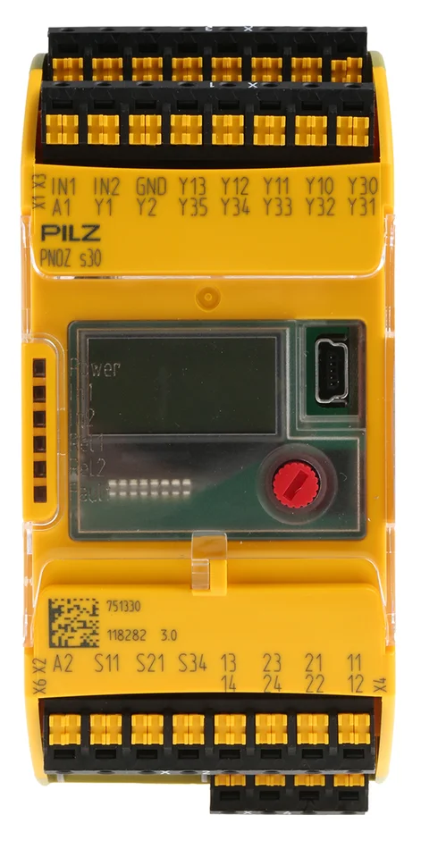 Pilz PNOZ s30 C Sicherheitsrelais, 24 → 240V ac/dc, 2 Sicherheitskontakte Drehzahl-/Stillstandsüberwachung, 2