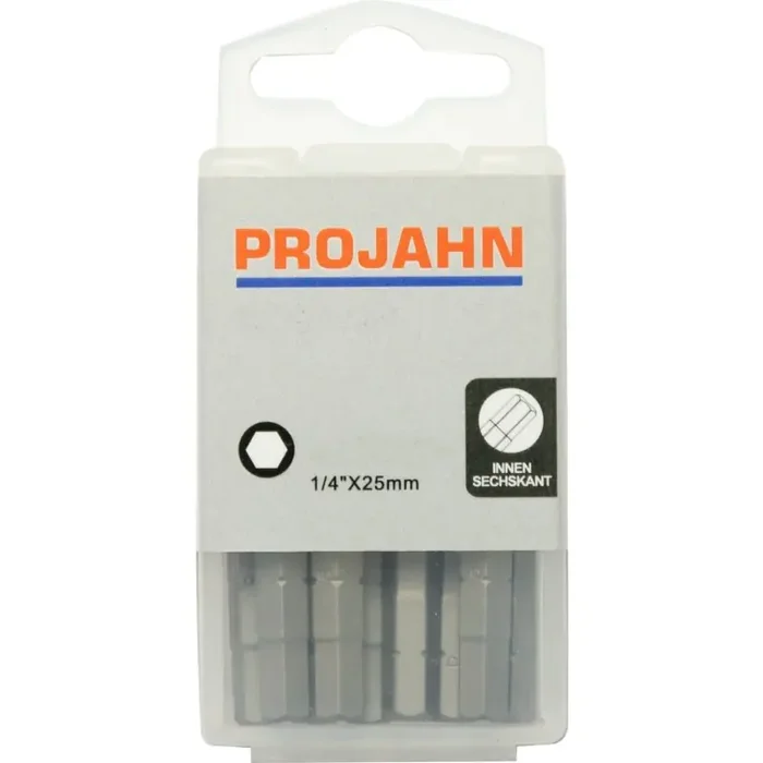 Projahn Bit 6,3 (1/4″) für Innensechskant-Schrauben 10er Pack