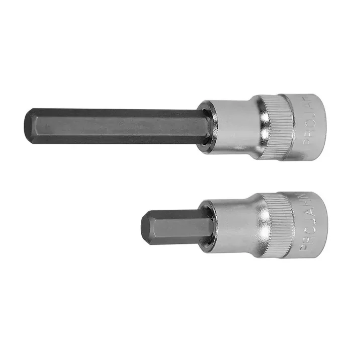 Projahn Bit-Steckschlüssel-Einsatz 12,5 (1/2″) für Innen-6kant-Schrauben 100 mm lang