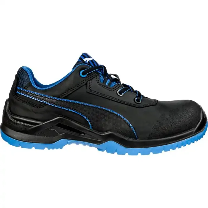 Puma ARGON BLUE LOW leichter Sicherheitsschuh S3 schwarz/blau Gr. 49