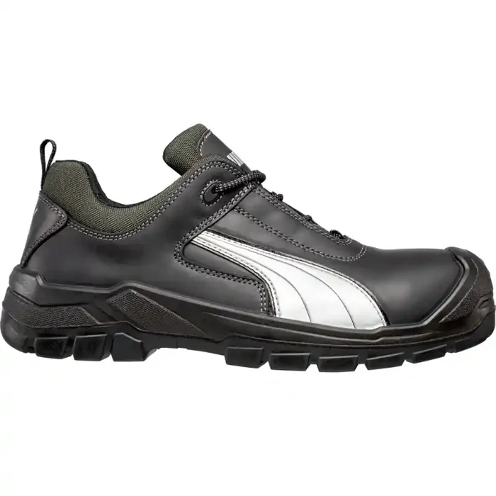 Puma CASCADES LOW robuster Sicherheitsschuh S3 schwarz/grau Gr. 48