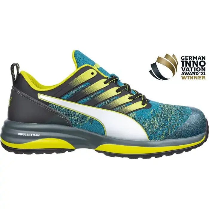 Puma CHARGE GREEN LOW sportlicher Sicherheitsschuh S1P grün/kombiniert Gr. 40
