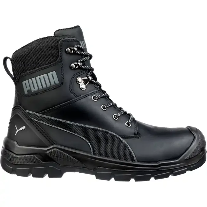 Puma CONQUEST BLK CTX HIGH robuster hoher Sicherheitsschuh S3 schwarz Gr. 40