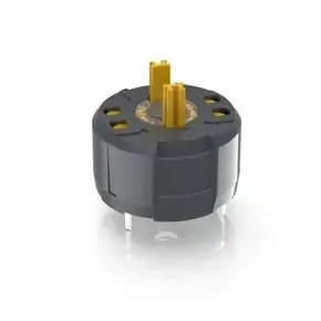 RAFIX FS+ Schaltelement Not-Halt PCB, Gold, Lichtleiter, für SMT LED, 1 Ö + 1 S, mit Lichtleiter