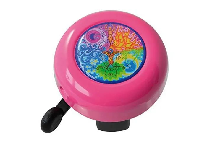 REICH Glocke „Mandala“, SB-verpackt, 55mm mit Trillerwerk, pink