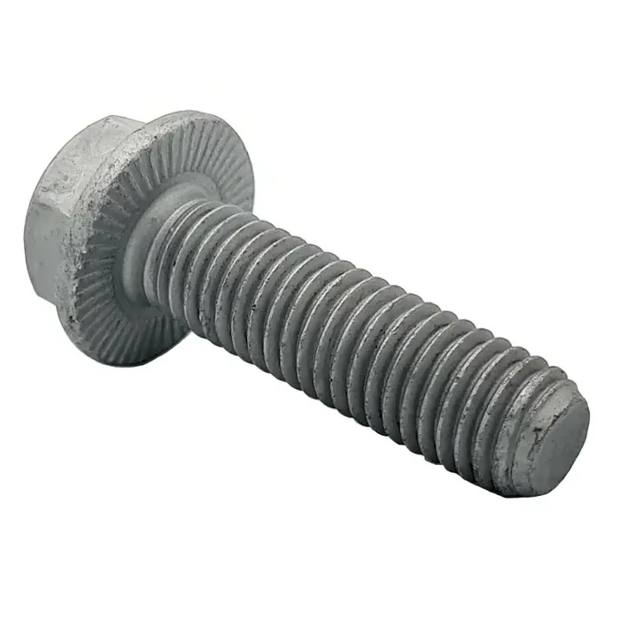 RIPP Sechskant-Flanschschrauben m.Sperr-Ripp Gewinde bis Kopf Kl.100 Stahl Zinklamelle M12x40 – 100 Stk