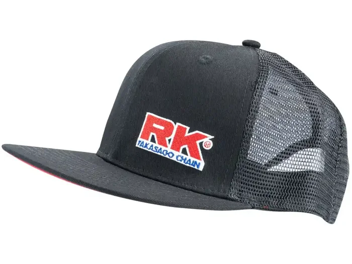 RK Basecap schwarz, rot,