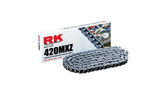 RK Kette „420MXZ“ 1/2 x 1/4, MX-Racing Kette, Zugk 134 Glieder