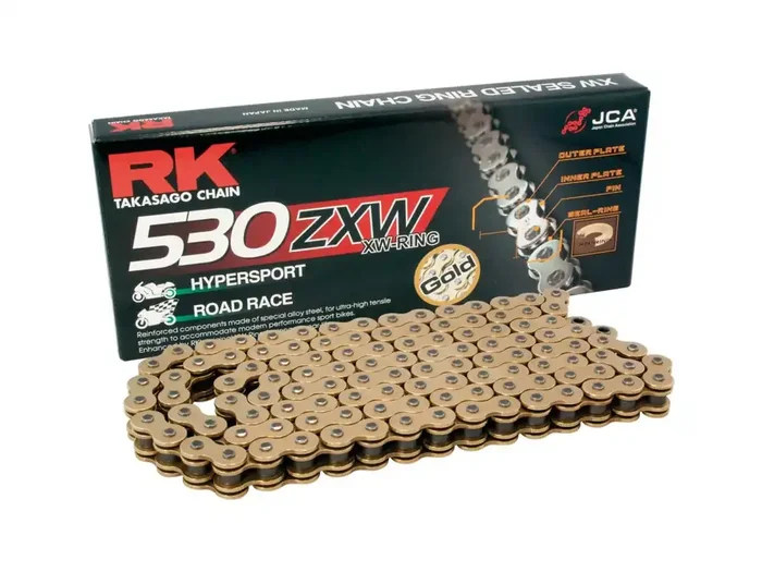 RK Kette „GB530ZXW“ 5/8 x 3/8, XW-Ring Premium-Ket 100 Glieder, H