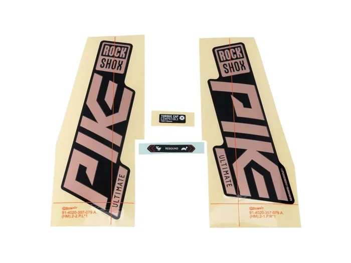 ROCKSHOX Dekorsatz „Signatur Series“ Passend für R Pike Ultimate,