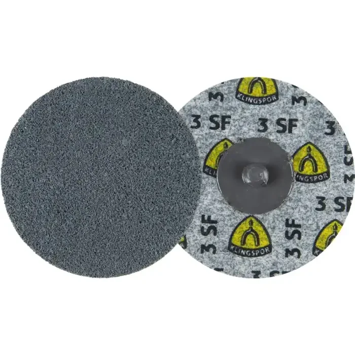 Schleifscheibe QRC 500 für Edelstahl, Titan 6 SF hart, 76 mm Fine Siliziumkarbid