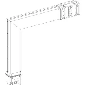 Schneider Electric Canalis Winkel f KSC400DLF4CF