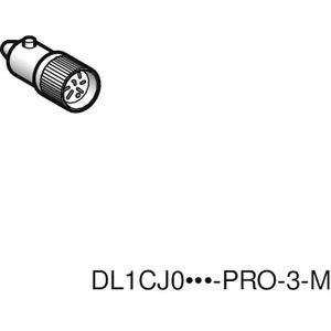 Schneider Electric LED-Lampe gelb DL1CJ0245