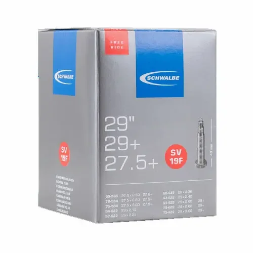 SCHWALBE Schlauch „Nr. 19 F“, 27,5″/29″ Für extra Sclaverandvent