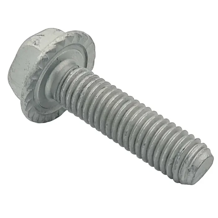 Sechskant-Flanschschrauben mit Sperrzähnen Gewinde bis Kopf Kl.100 Stahl Zinklamelle M12x25 – 100 Stk