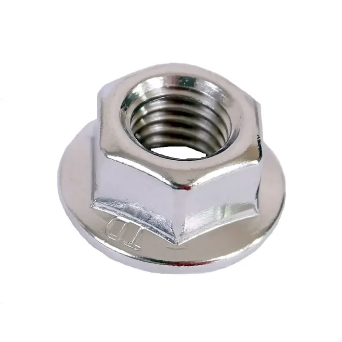 Sechskantmuttern mit Flansch DIN 6923 Edelstahl A2 blank M 6 – 1000 Stück