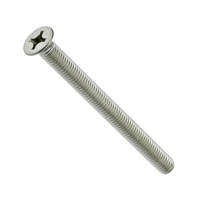 Senkschrauben mit PH-Kreuzschlitz H ISO 7046-2 Edelstahl A2 blank M 1,6 x 12 – 2000 Stück