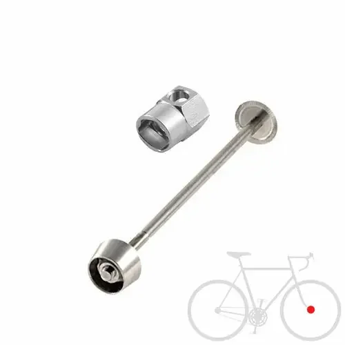 Set 04, Vorderrad 119mm, PITLOCK, silber, Pitlock, P040000