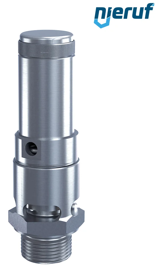 Sicherheitsventil 1/4″ SV02, Edelstahl PTFE