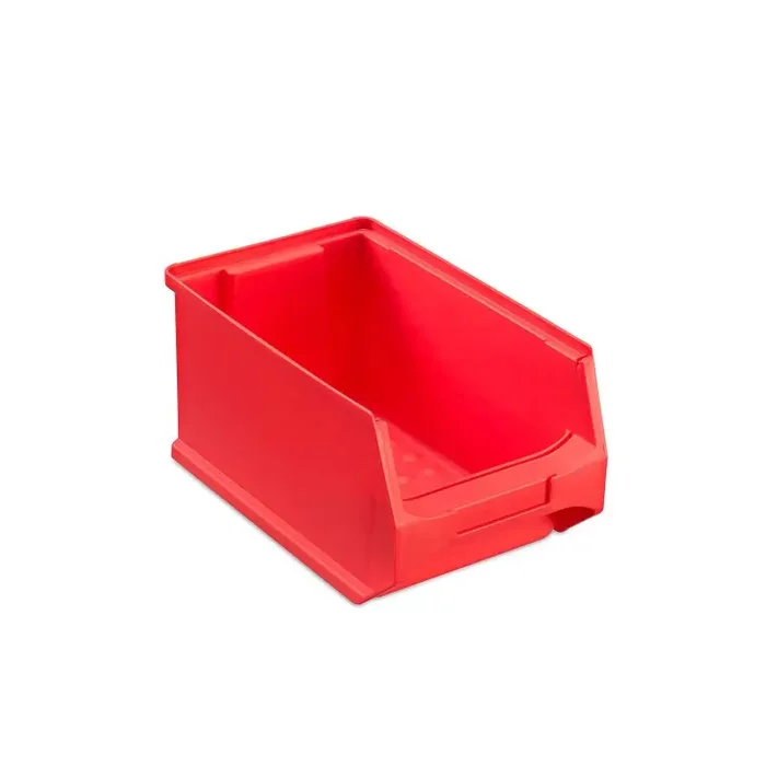 Sichtlagerbox 3.0 Kunststoff Kasten Kiste Schütte stapelbar 235x145x125mm – Rot