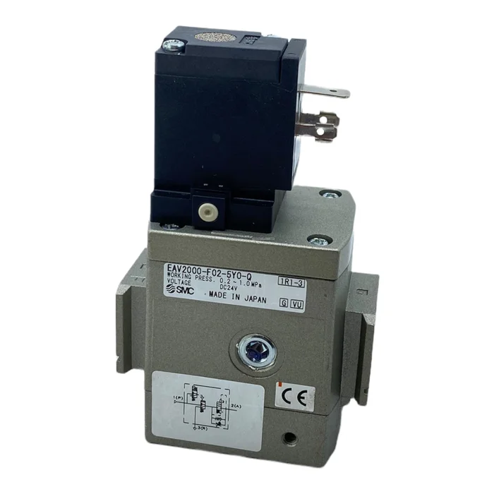 SMC EAV2000-F02-5YO-Q Pneumatik-Magnetventil 24Vdc Magnet/Vorsteuerung 1.8W G1/4