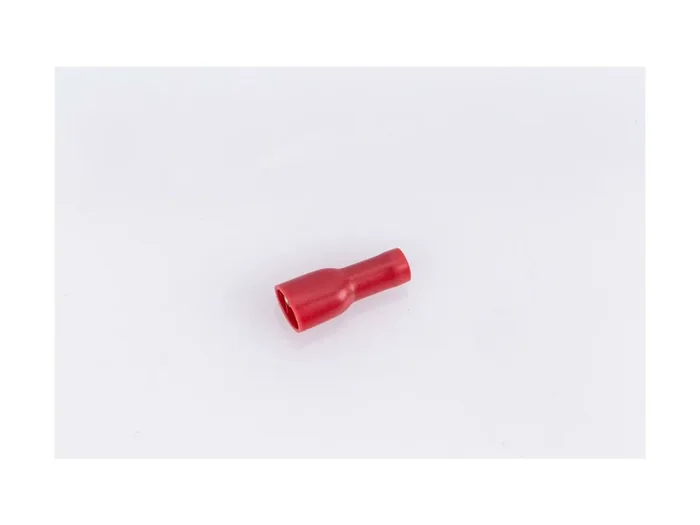 SPAHN Flachsteckhülse Vollisoliert, Packung &agrav rot, 4,8 mm –