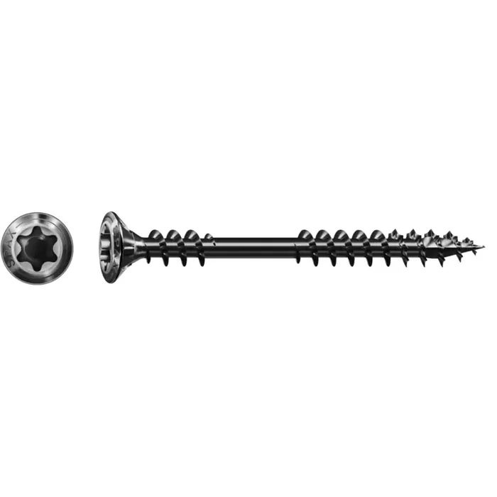 SPAX Fassadenschraube BLAX Edelstahl A2 Fixiergewinde Linsensenkkopf T-STAR plus 4,5 x 50 mm – 200 Stück