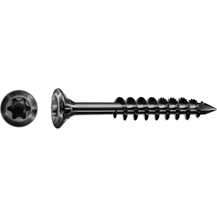 SPAX Fassadenschraube BLAX Edelstahl A2 Teilgewinde Linsensenkkopf T-STAR plus 4,5 x 60 mm – 100 Stück