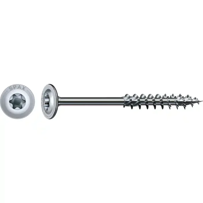 SPAX HI.FORCE Holzbauschraube WIROX Teilgewinde Tellerkopf T-STAR plus 4CUT-Spitze 8 x 300mm – 50 Stück